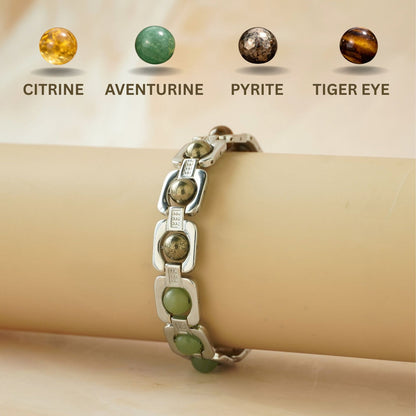 Rinmukteshwar Siddh Metal Dhan Yog™ Bracelet – Silver Plated