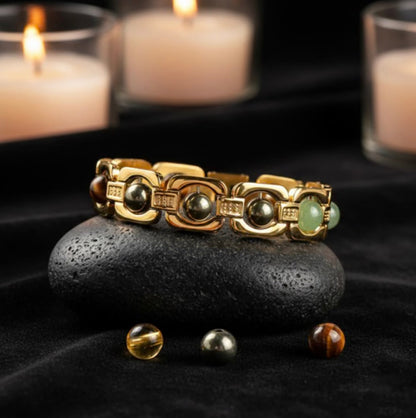 Rinmukteshwar Siddh Metal Dhan Yog™ Bracelet – Gold Plated