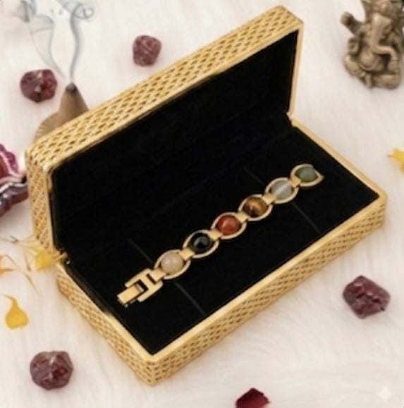 Rinmukteshwar Siddh Metal Dhan Yog™ Bracelet – Gold Plated
