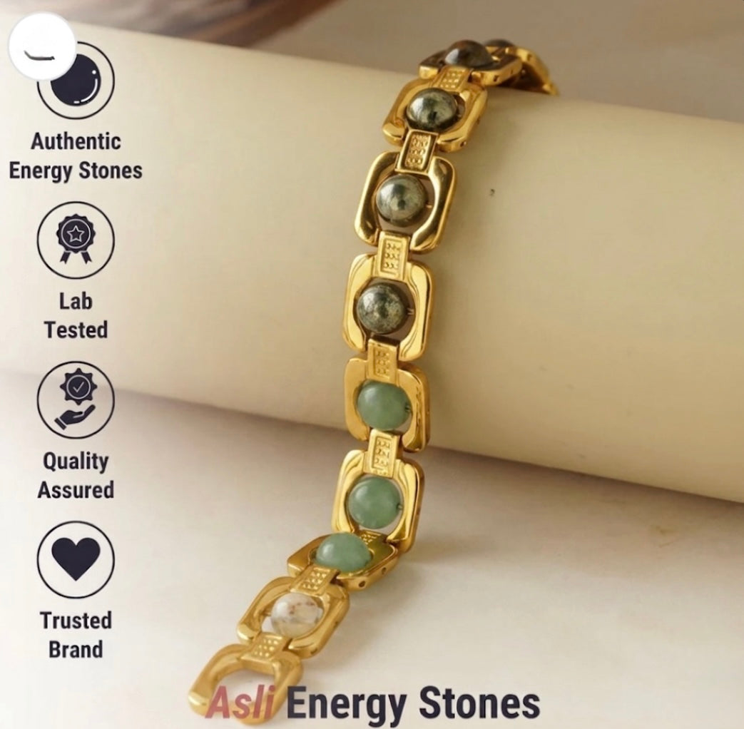Rinmukteshwar Siddh Metal Dhan Yog™ Bracelet – Gold Plated