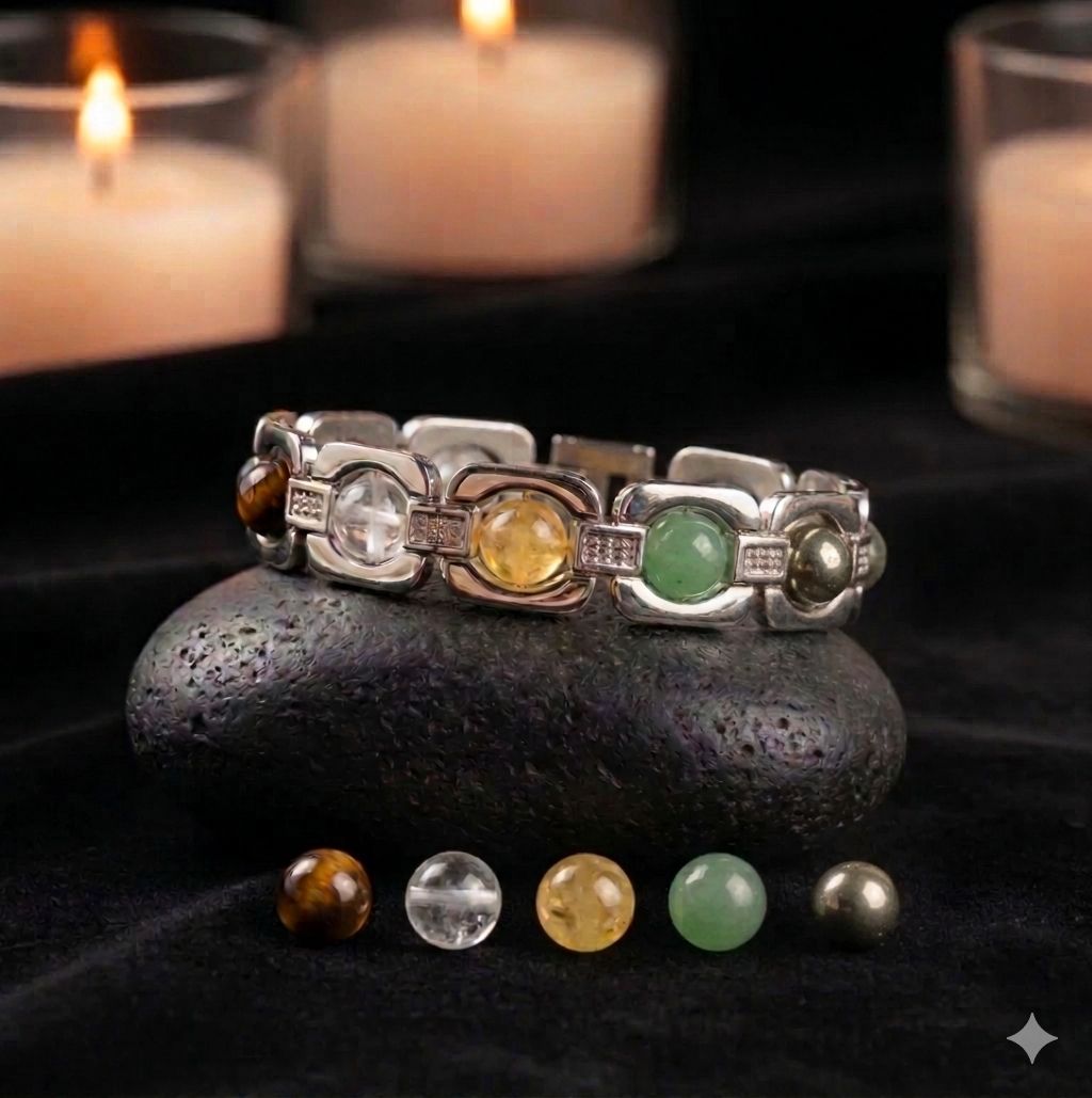 Rinmukteshwar Siddh Metal Dhan Yog™ Bracelet – Silver Plated