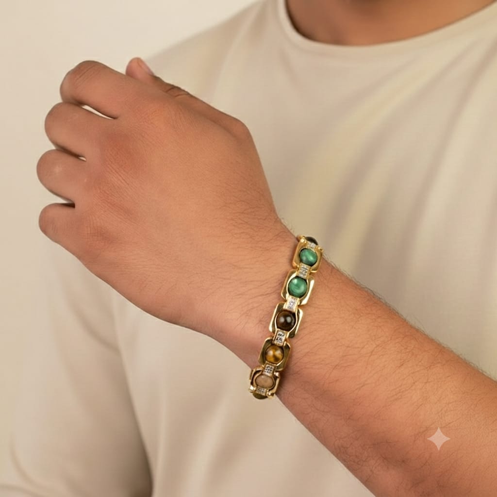 Rinmukteshwar Siddh Metal Dhan Yog™ Bracelet – Gold Plated