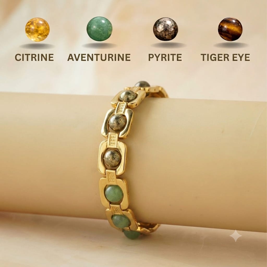 Rinmukteshwar Siddh Metal Dhan Yog™ Bracelet – Gold Plated