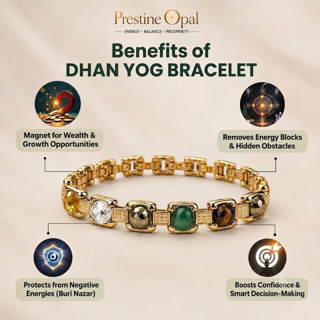 Rinmukteshwar Siddh Metal Dhan Yog™ Bracelet – Gold Plated