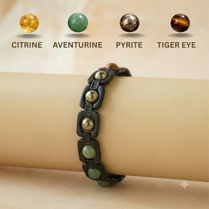 Rinmukteshwar Siddh Metal Dhan Yog™ Bracelet – Matte Black