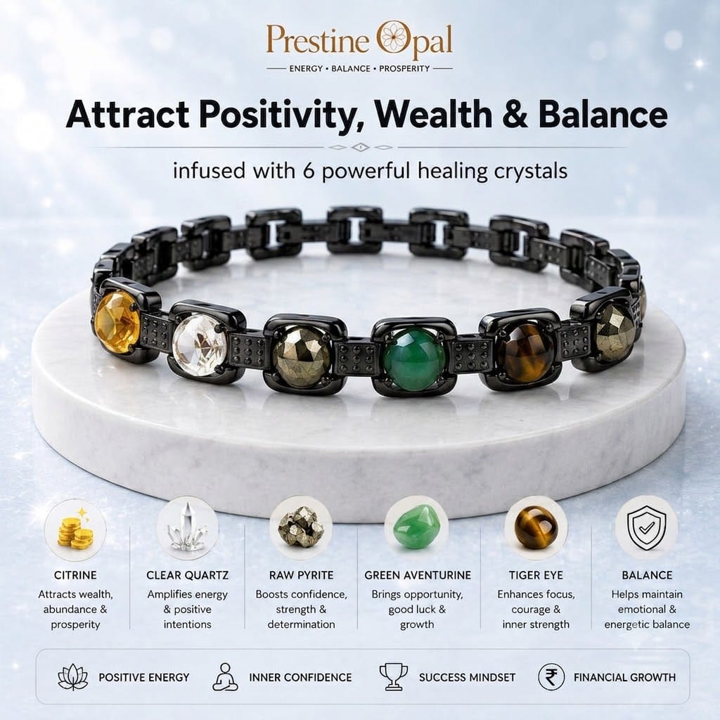 Rinmukteshwar Siddh Metal Dhan Yog™ Bracelet – Matte Black