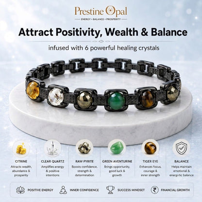 Rinmukteshwar Siddh Metal Dhan Yog™ Bracelet – Matte Black